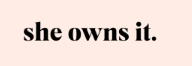 She Owns It Logo